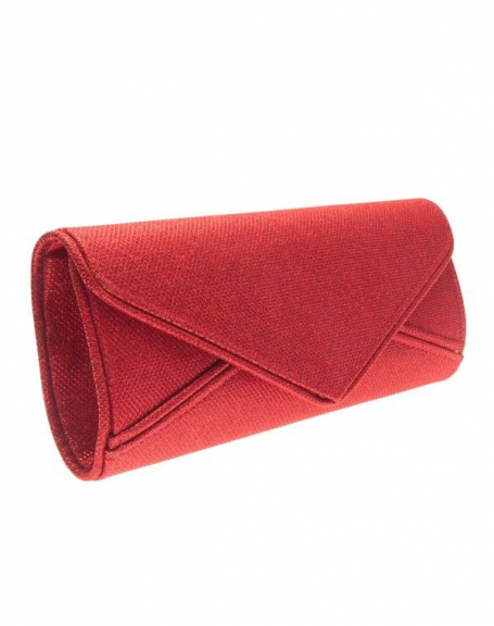 Women's bag Style Shoes: Red evening clutch