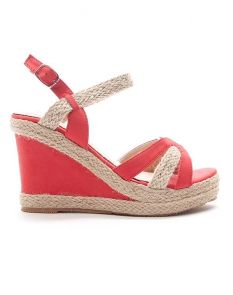 Women's shoes Style Shoes: Coral wedge sandal