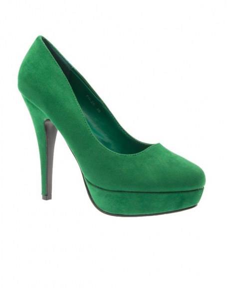 Women's shoes Style Shoes: Green pumps