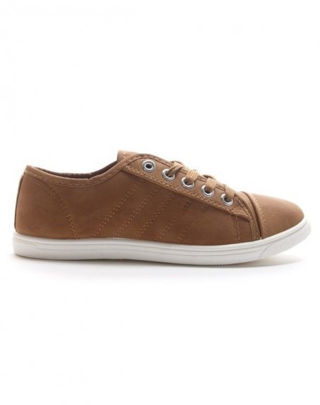 Women's shoes Style Shoes: Low-top sneakers - camel