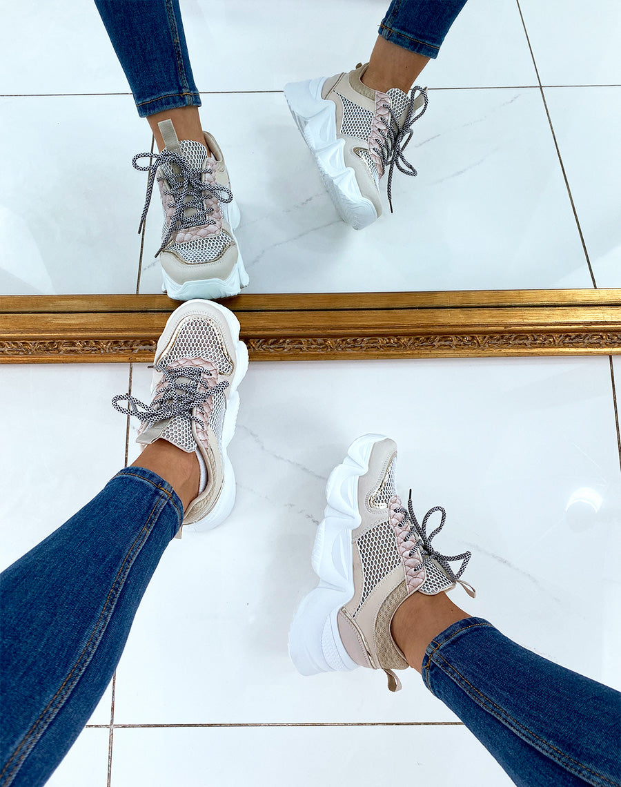 Baskets beiges