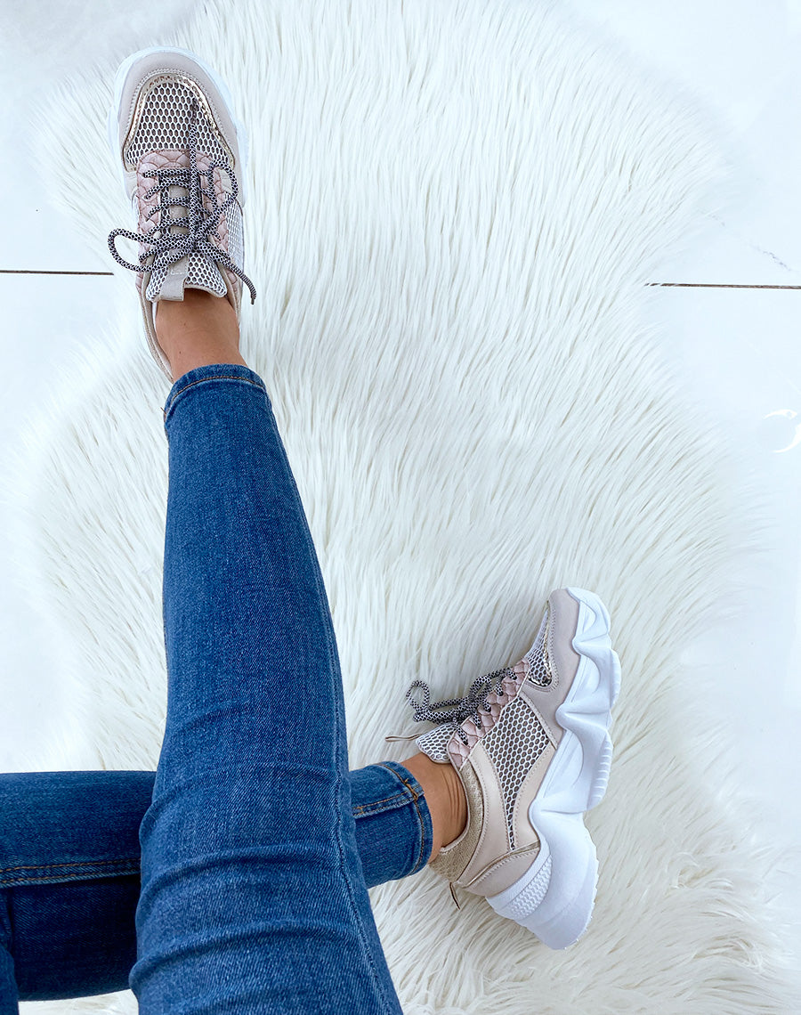 Baskets beiges