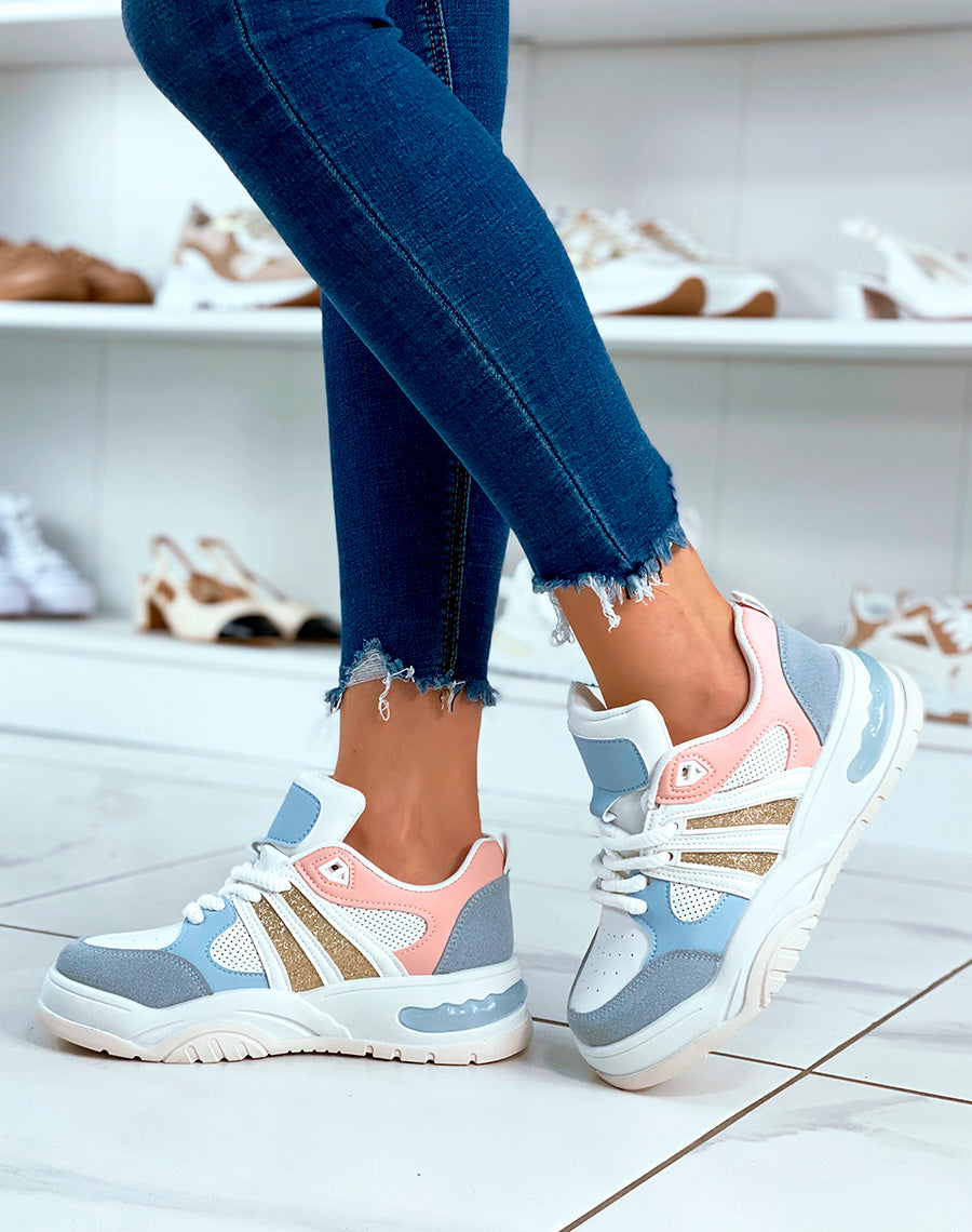 BASKETS ? EMPI?CEMENT MULTICOLORE POUR FEMMES