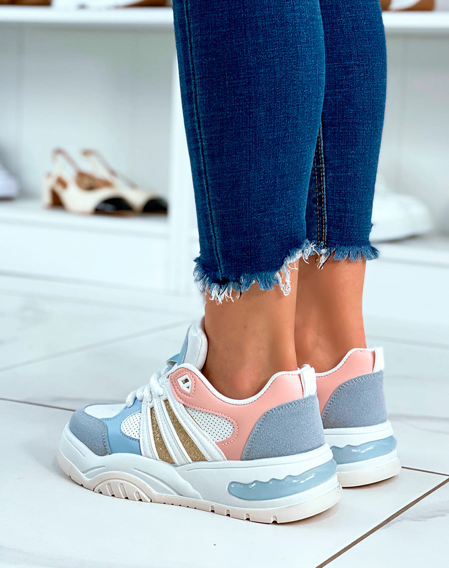 BASKETS ? EMPI?CEMENT MULTICOLORE POUR FEMMES