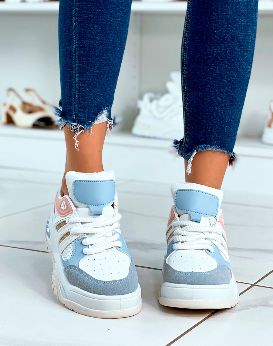 BASKETS ? EMPI?CEMENT MULTICOLORE POUR FEMMES