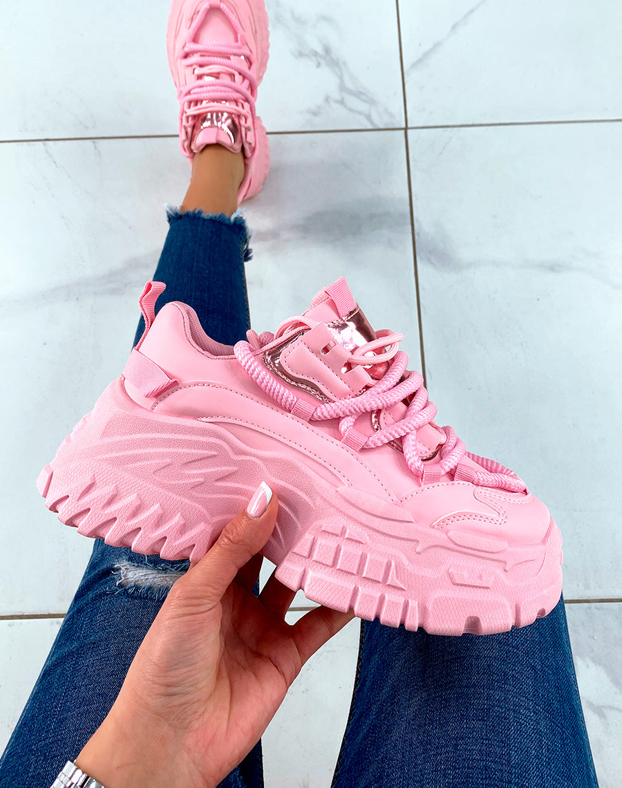Pink sneakers? Big platform and? M? Tallique - Main Image
