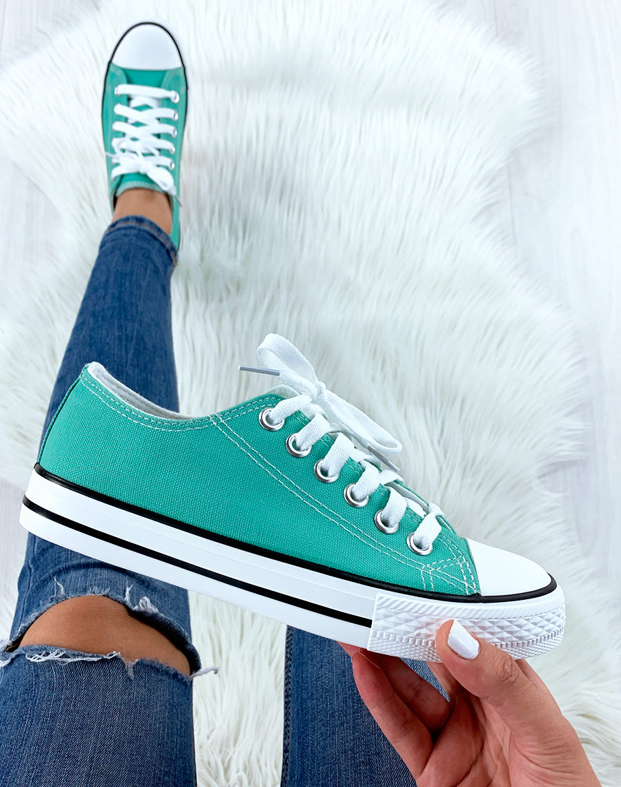 Baskets verts d?eau