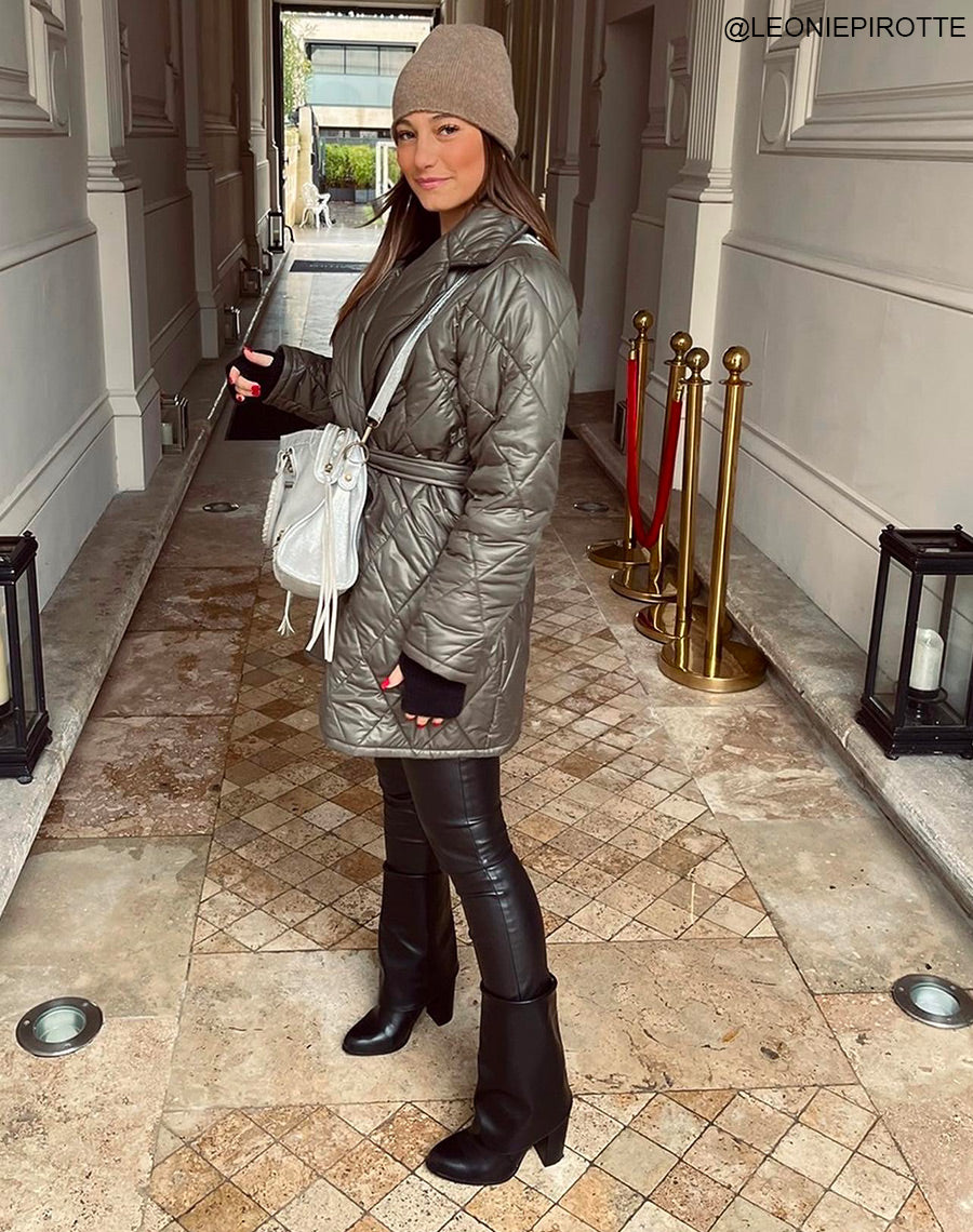 Bottines noires à talons