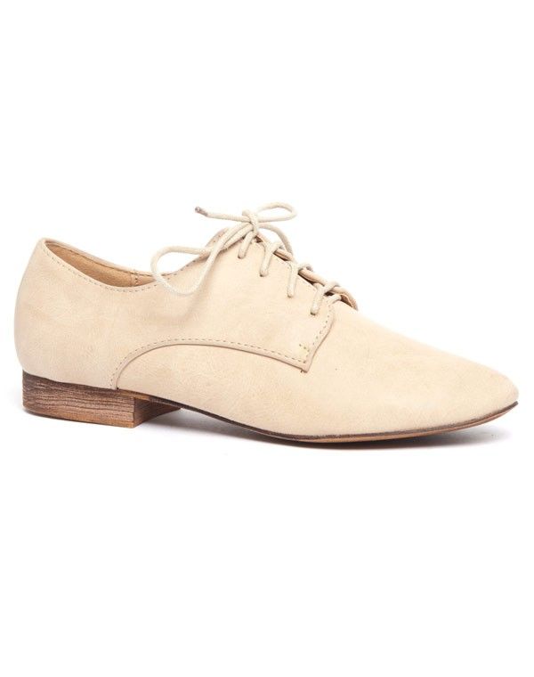 Chaussure de ville femme Ideal type derby beige