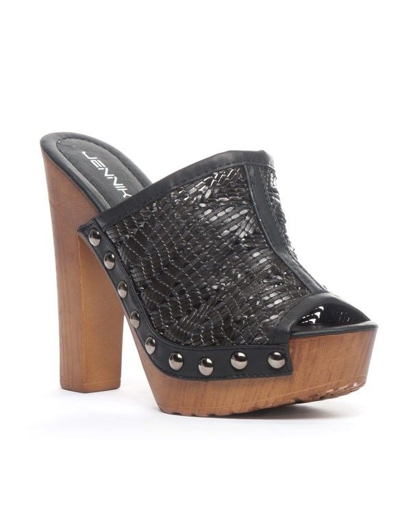 Chaussure femme Jennika: Sabot noir