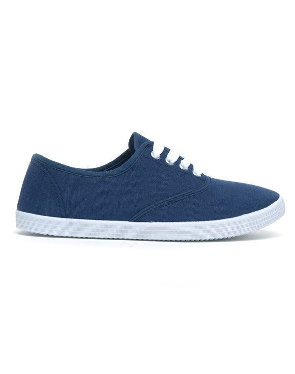 Chaussures femme Ideal: Tennis bleu marine 