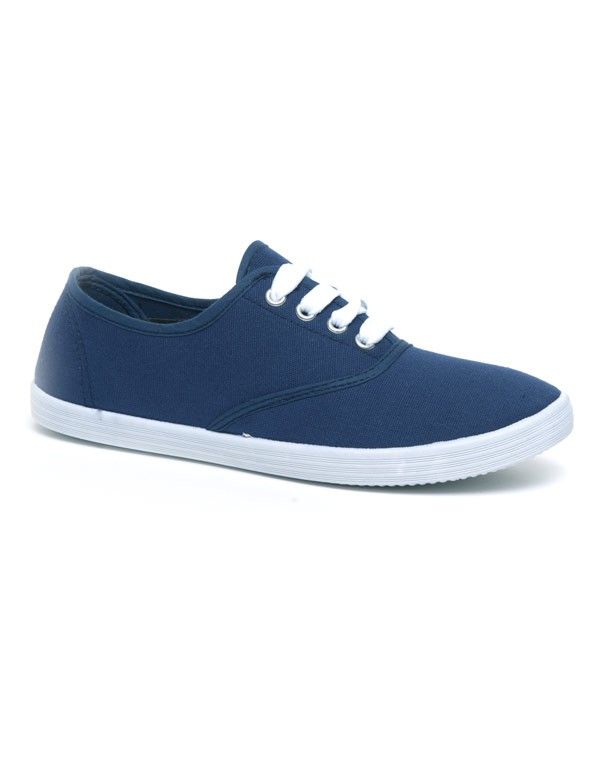 Chaussures femme Ideal: Tennis bleu marine 