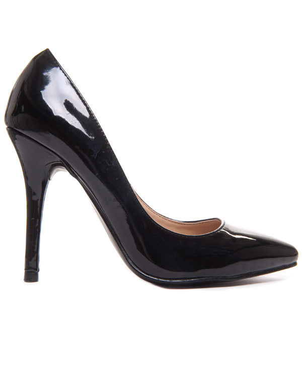 Chaussures femme Style Shoes: Escarpin noir vernis