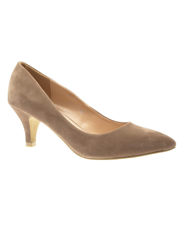 Chaussures femme Style Shoes: Escarpins kaki 