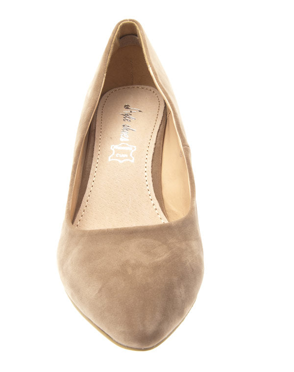 Chaussures femme Style Shoes: Escarpins kaki 