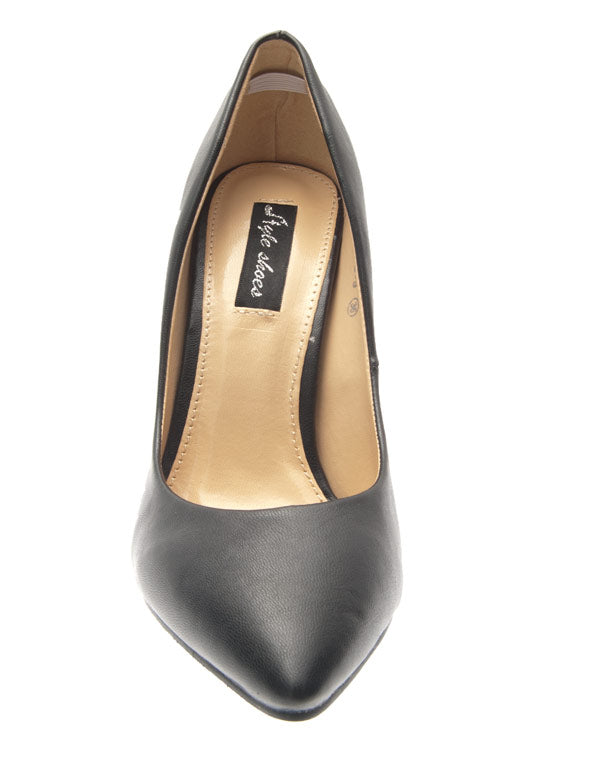Chaussures femme Style Shoes: Escarpins noirs 
