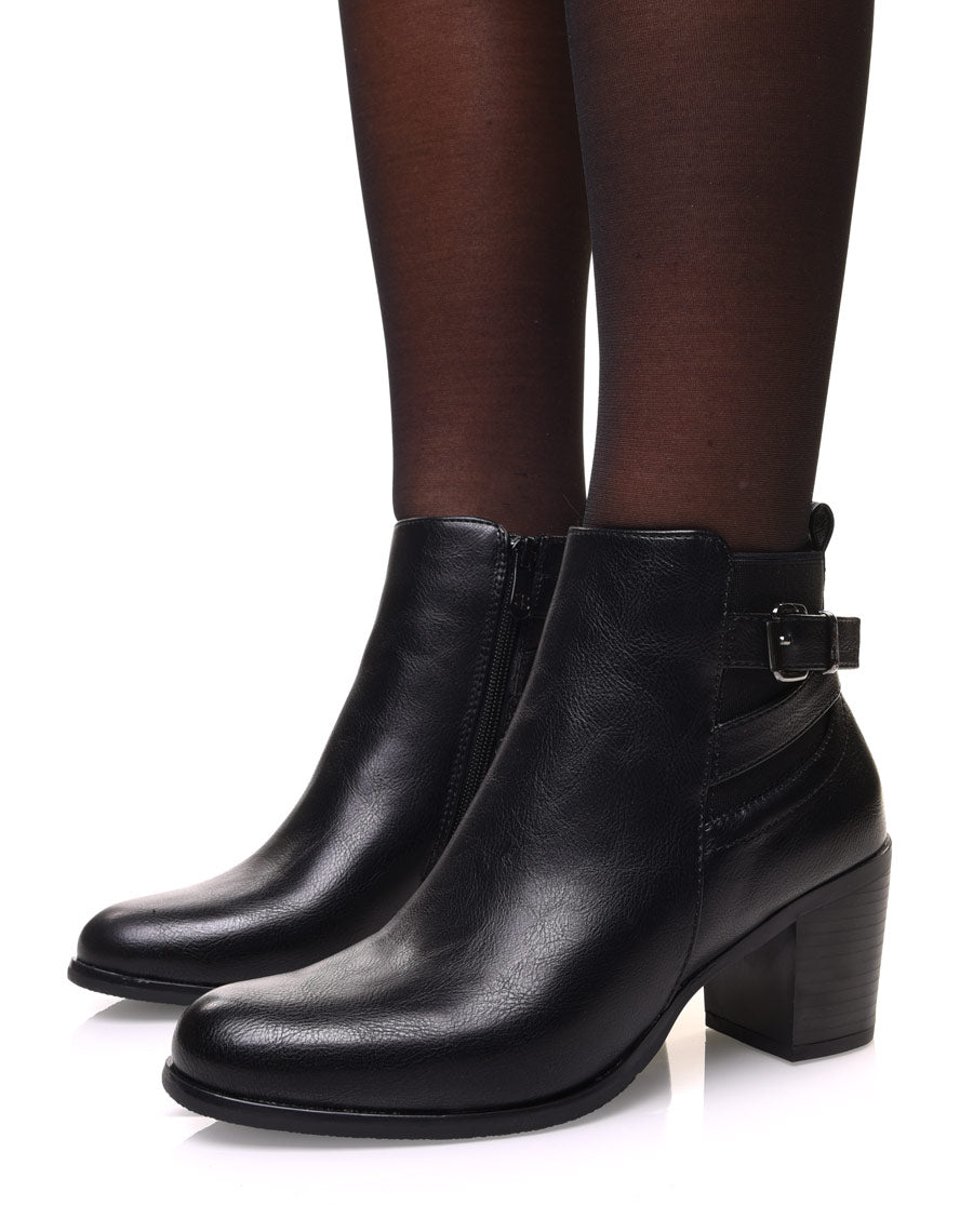 Chelsea boots noires à fines sangles