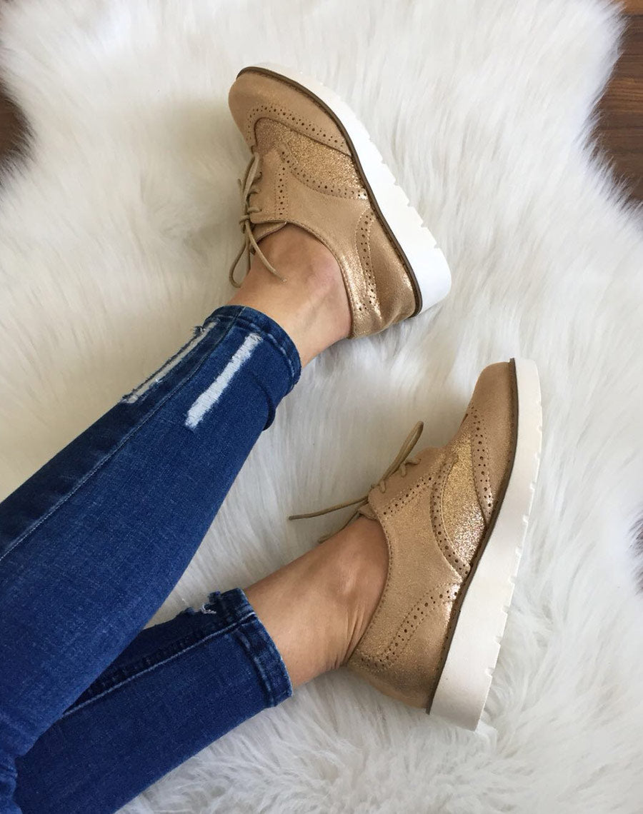 Derbies champagne brillante