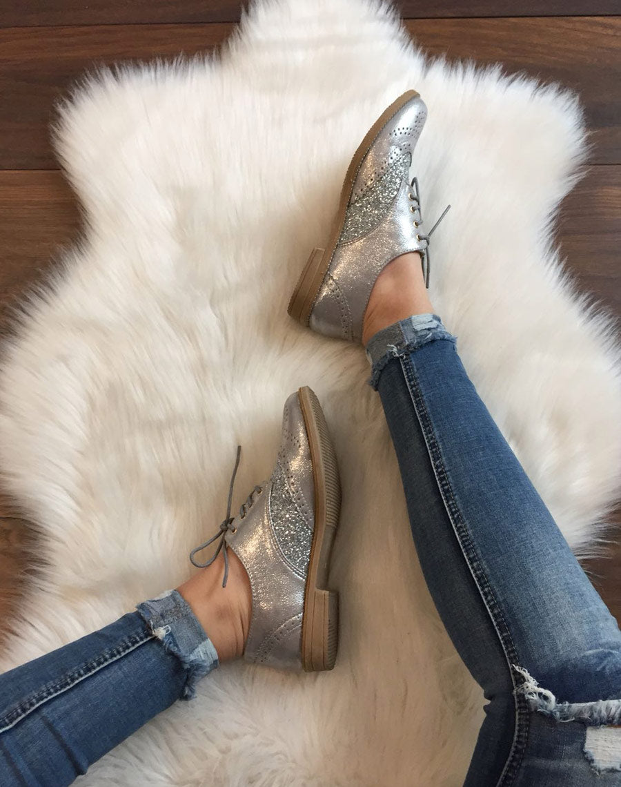 Derbies classique bi matières grises