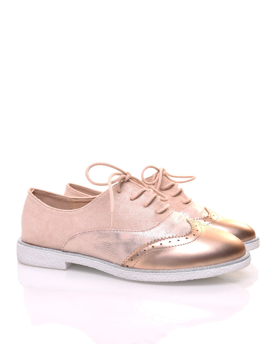 Derbies roses effet suédine