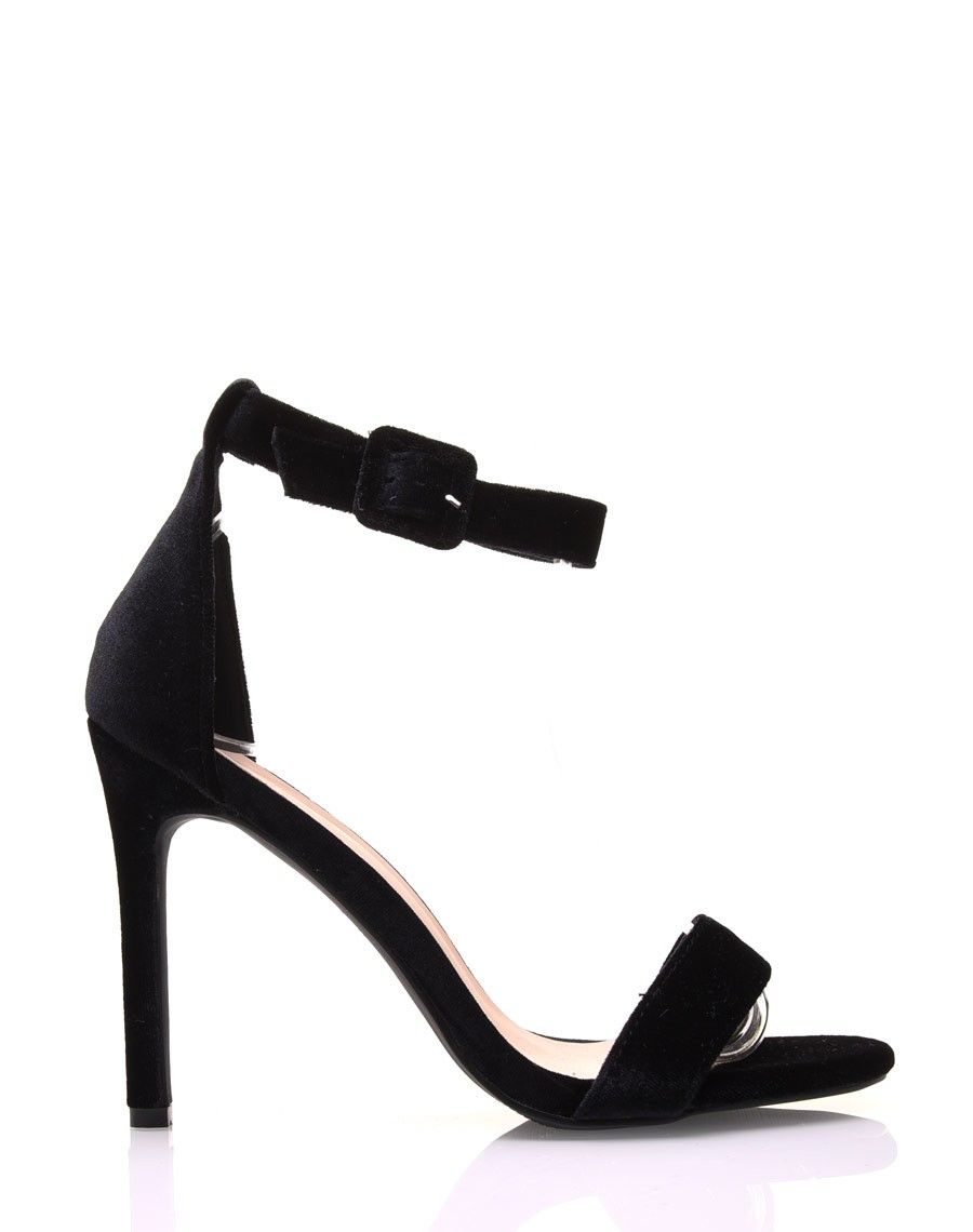 Escarpins noirs en velours