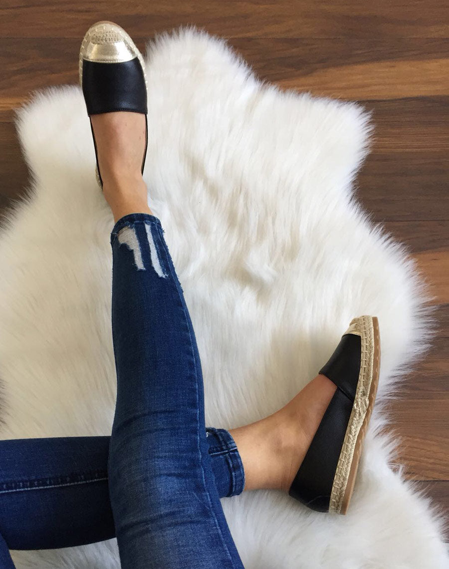 Espadrille noire