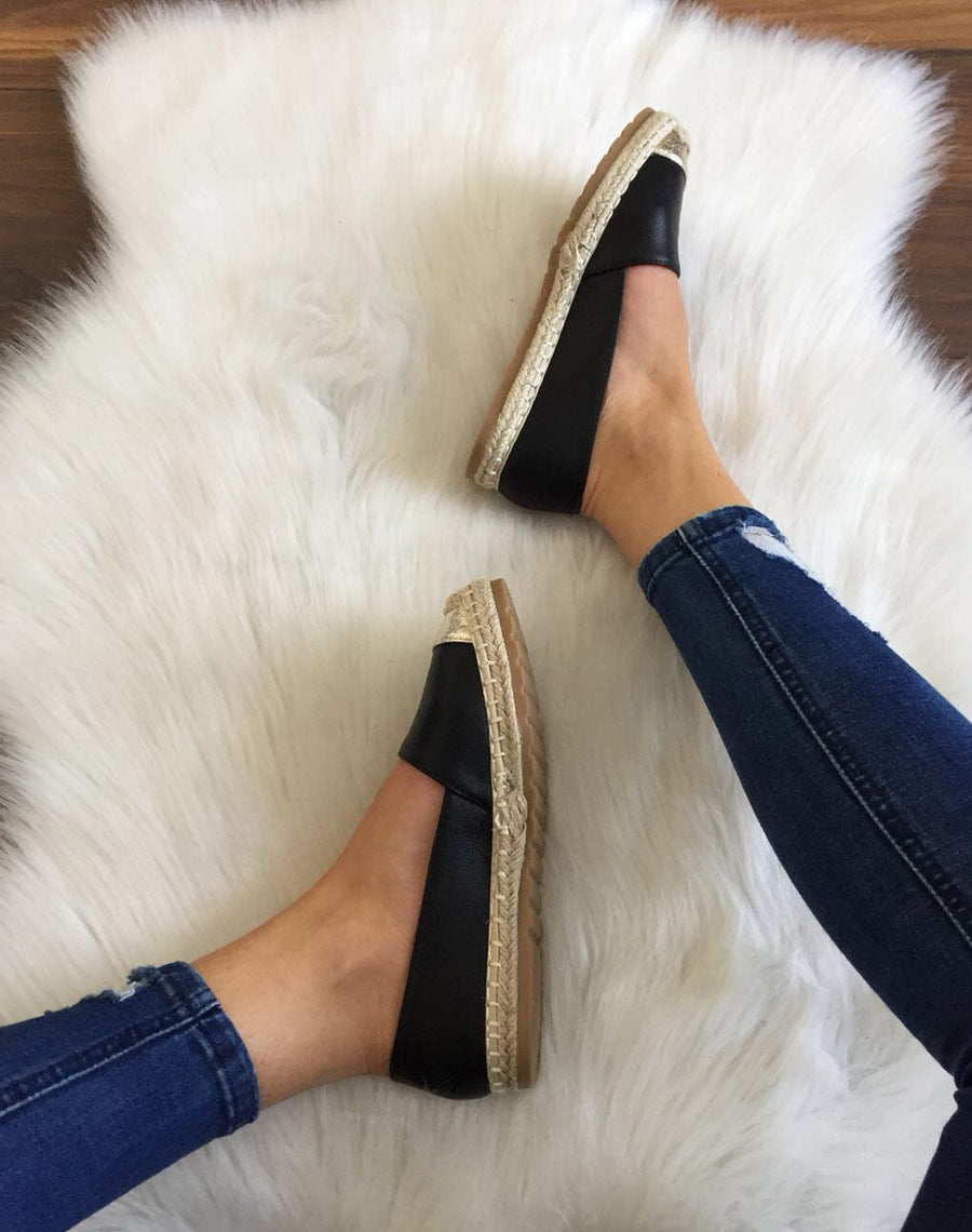 Espadrille noire