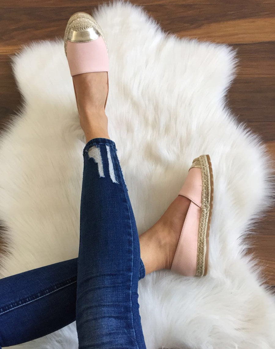 Espadrille rose