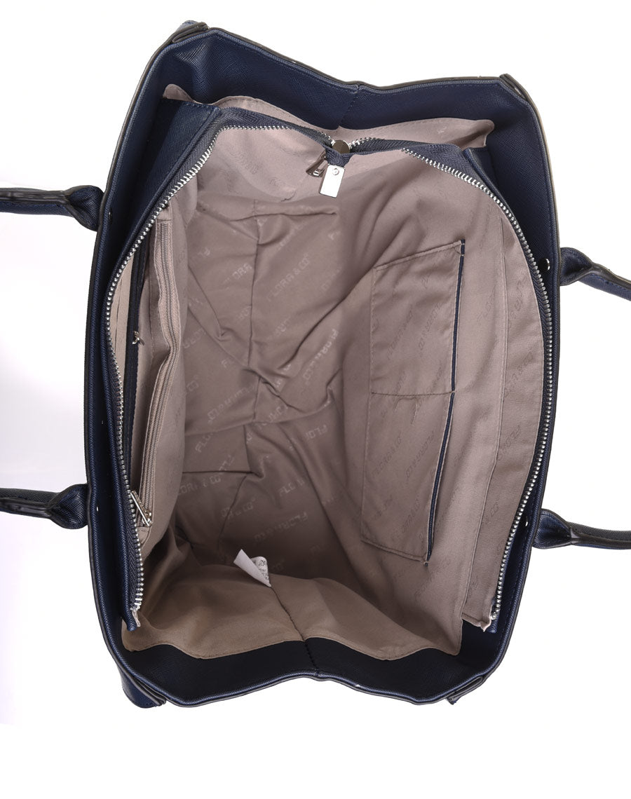 Grand sac à main bleu 