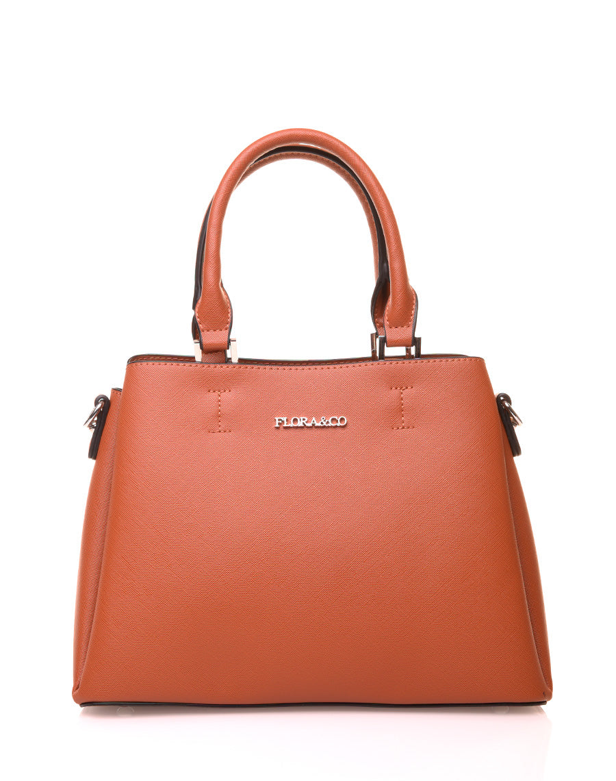 Mini sac à main camel