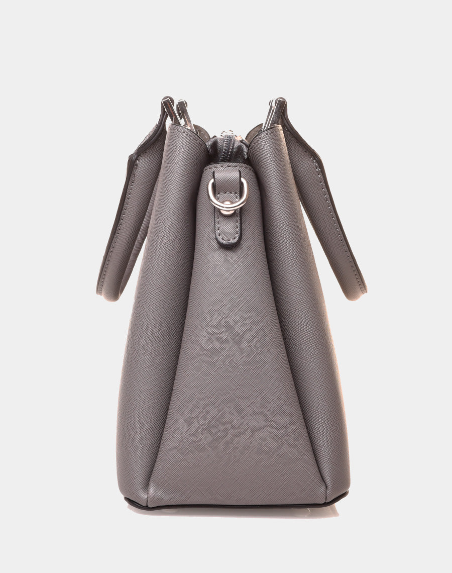 Mini sac à main gris