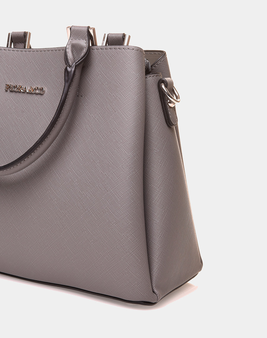 Mini sac à main gris