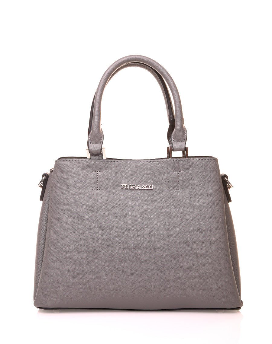 Mini sac à main gris