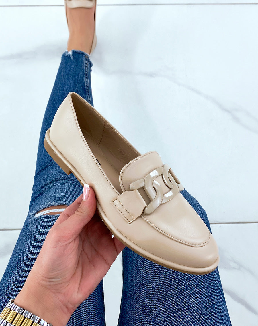 Mocassins beiges