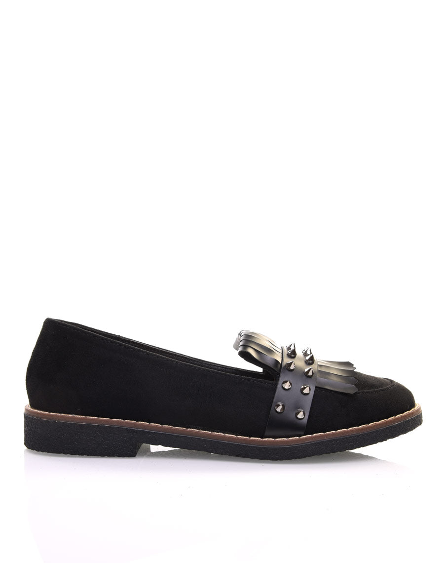 Mocassins cloutés noirs