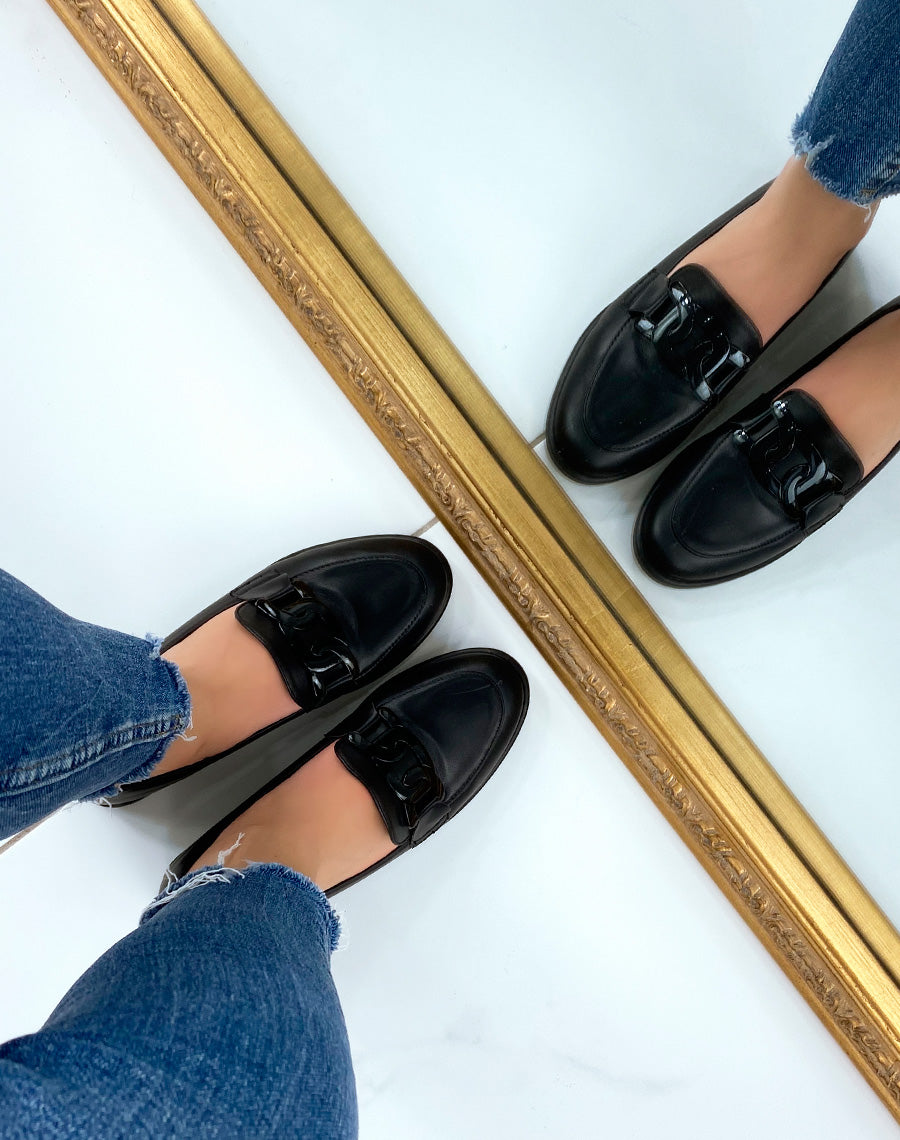Mocassins noirs