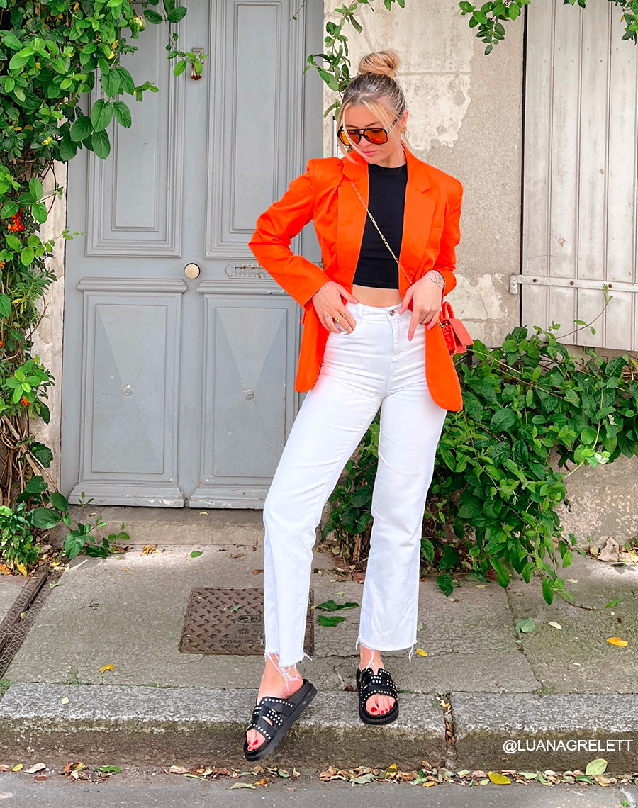 Mules noires à brides épaisses cloutées