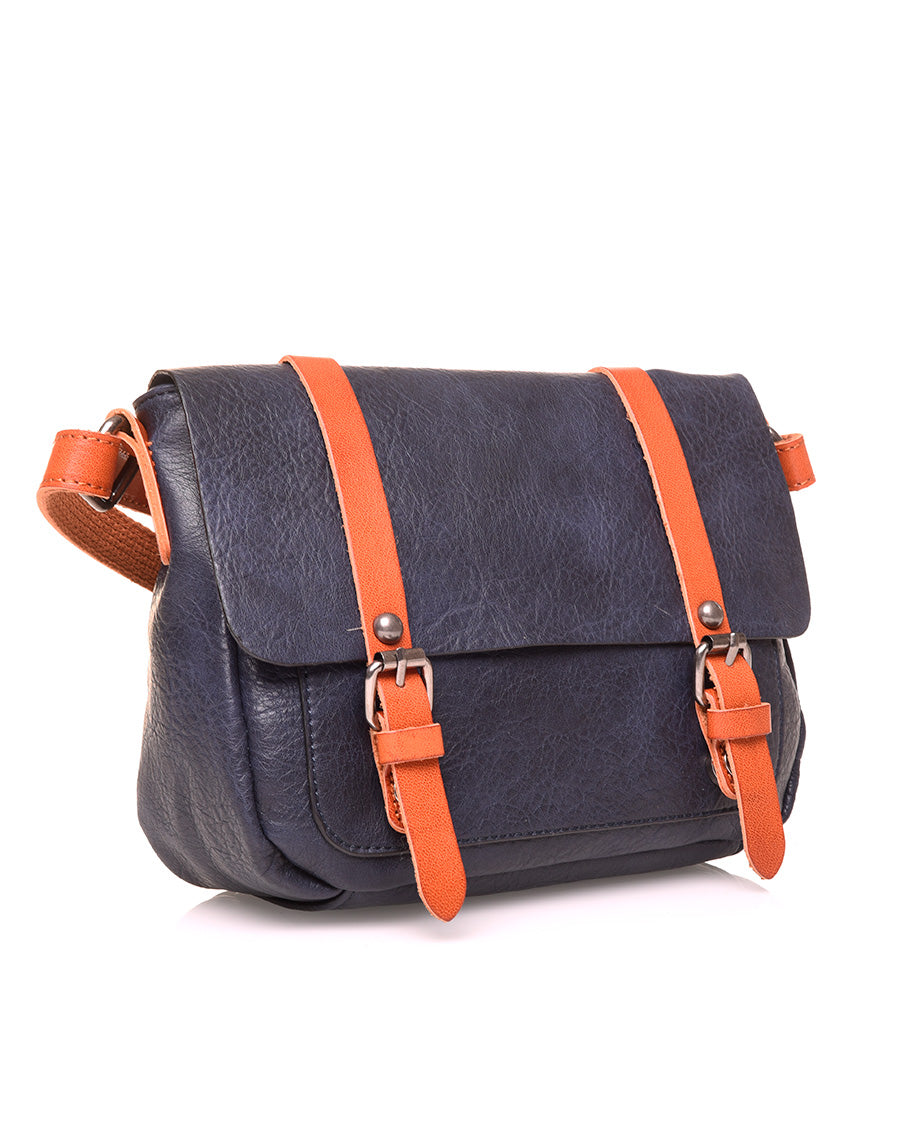 Petit sac bandoulière vintage bleu