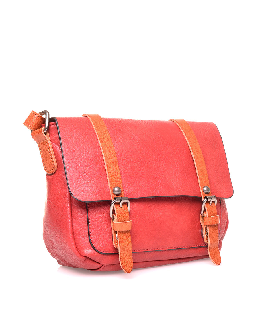 Petit sac bandoulière vintage rouge