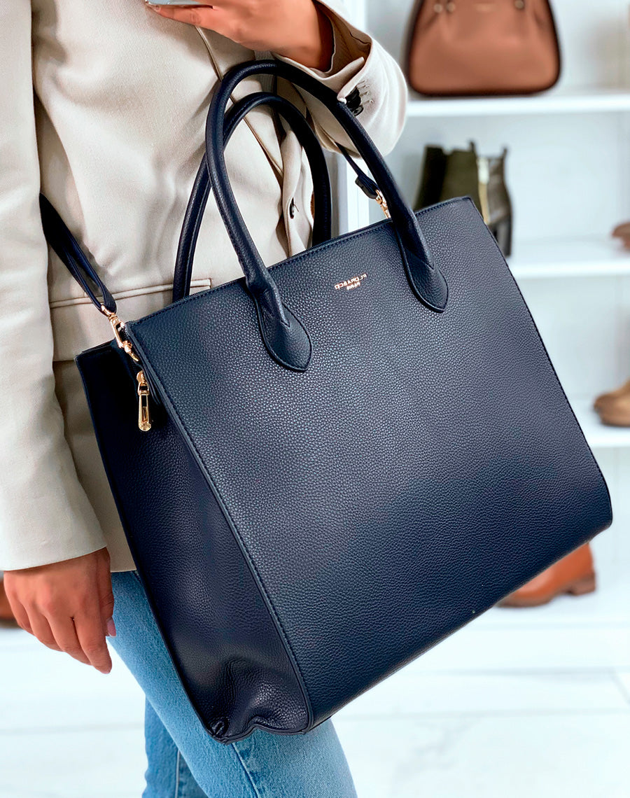 SAC CABAS BLEU PRATIQUE ET GLAMOUR