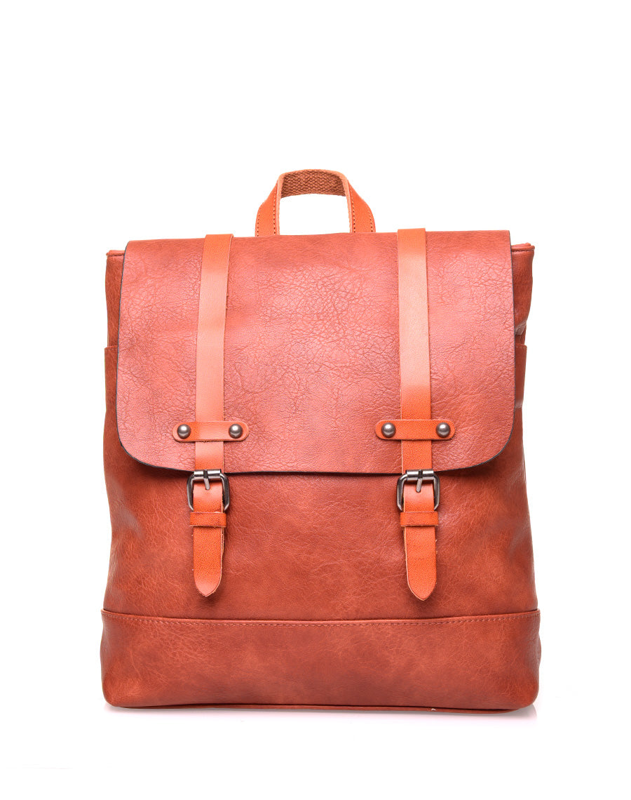 Sac à dos vintage brique