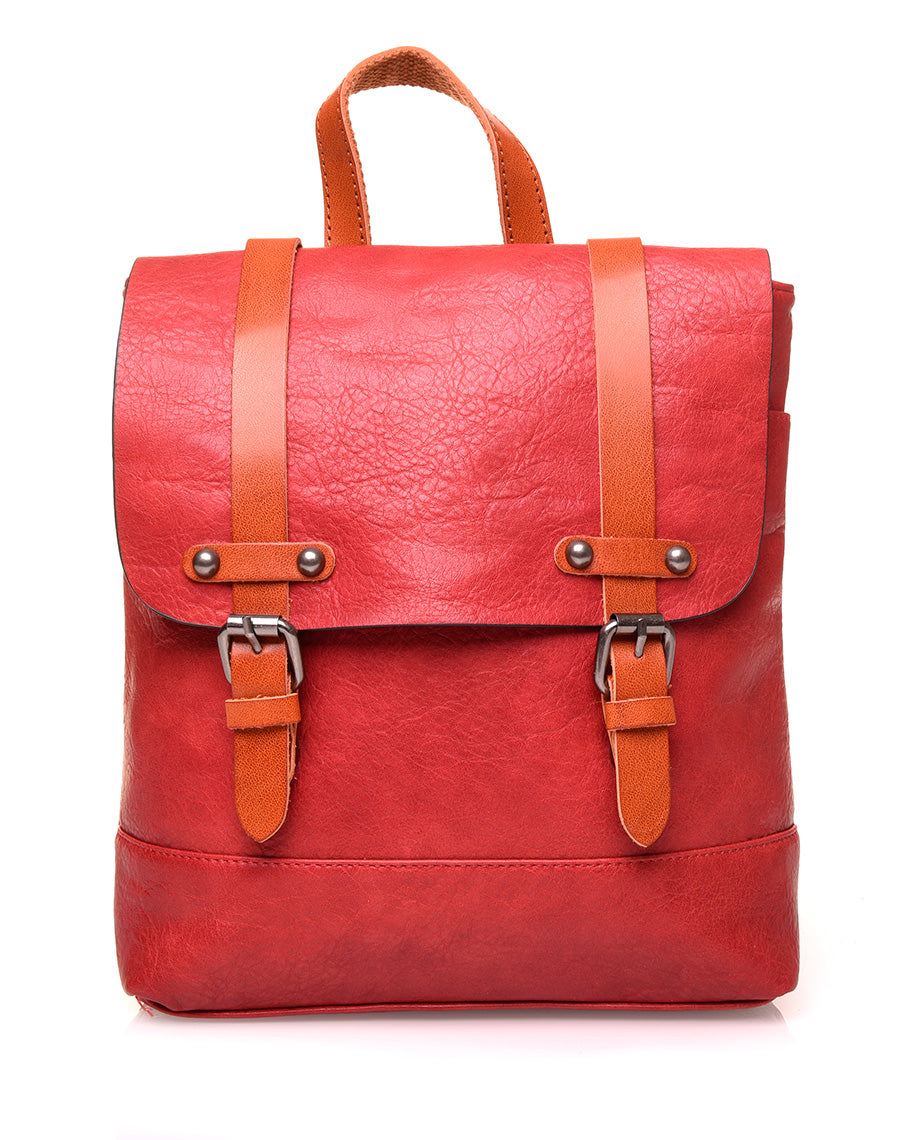Sac à dos vintage rouge format mini