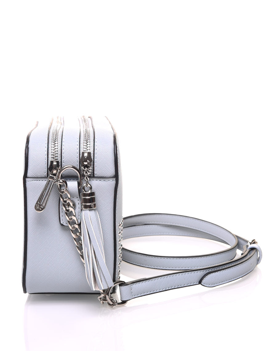 Sac en bandoulière clouté bleu clair