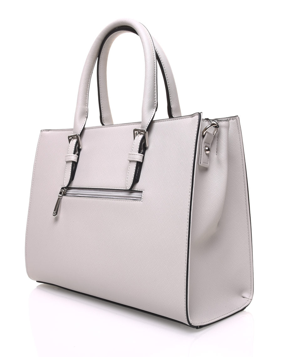 Sac à main cabas gris