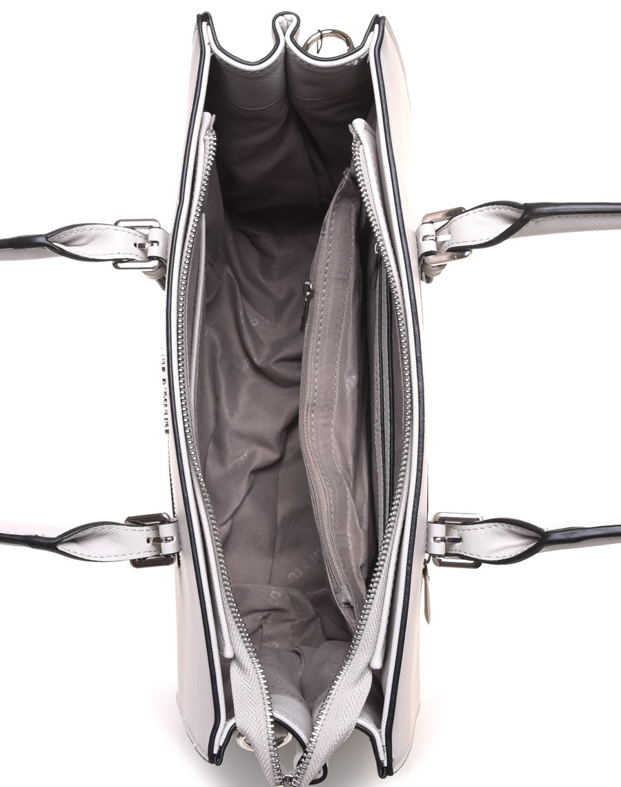 Sac à main cabas gris