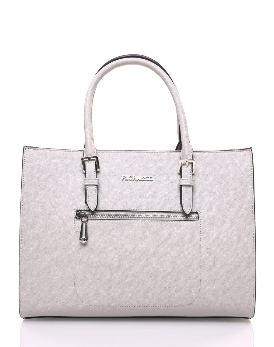 Sac à main cabas gris