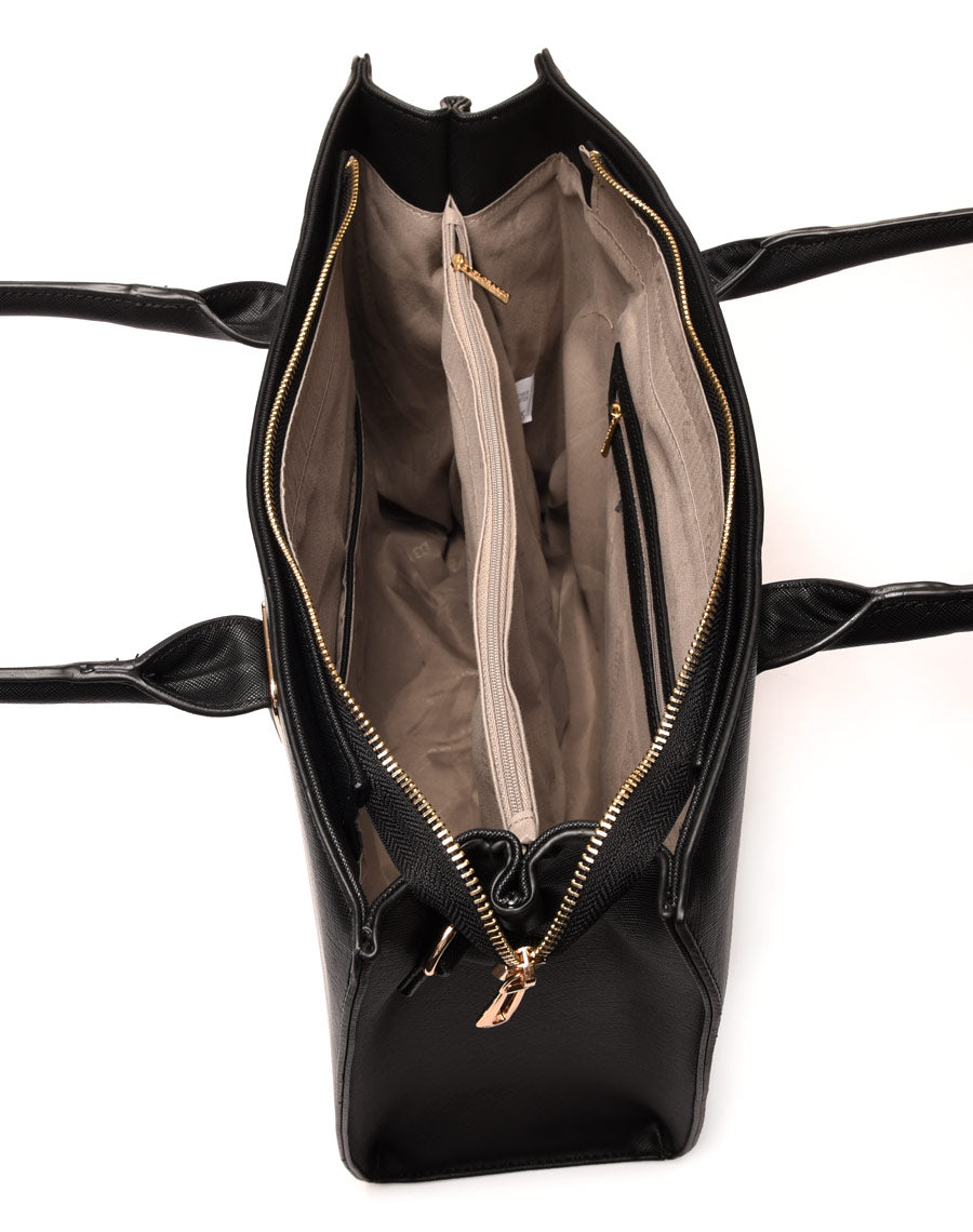 Sac à main cabas noir