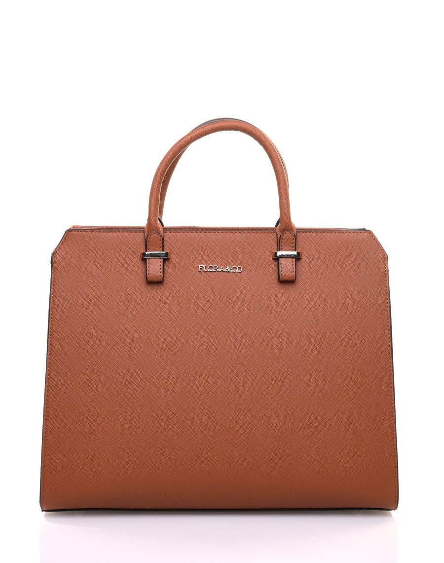 Camel Flora Co handbag