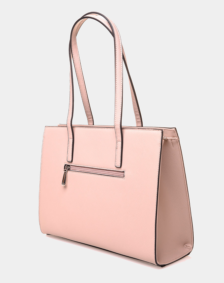 Sac à main type cabas beige taupe