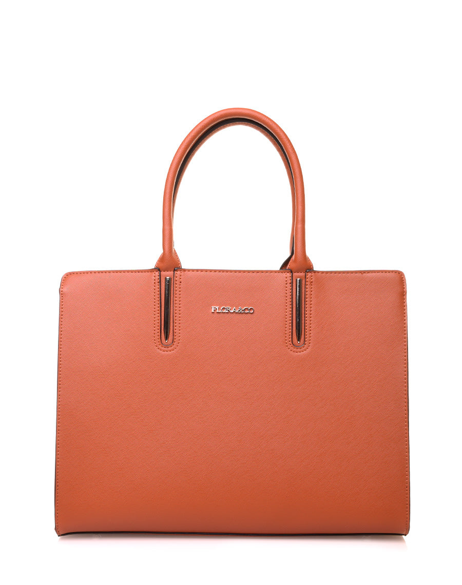 Sac à main type cabas camel